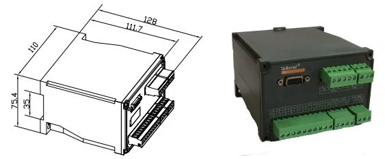 Bd-3p 3p3w Input AC5a 450V Power Transducer with 1 Channel Analog Output 4-20mA