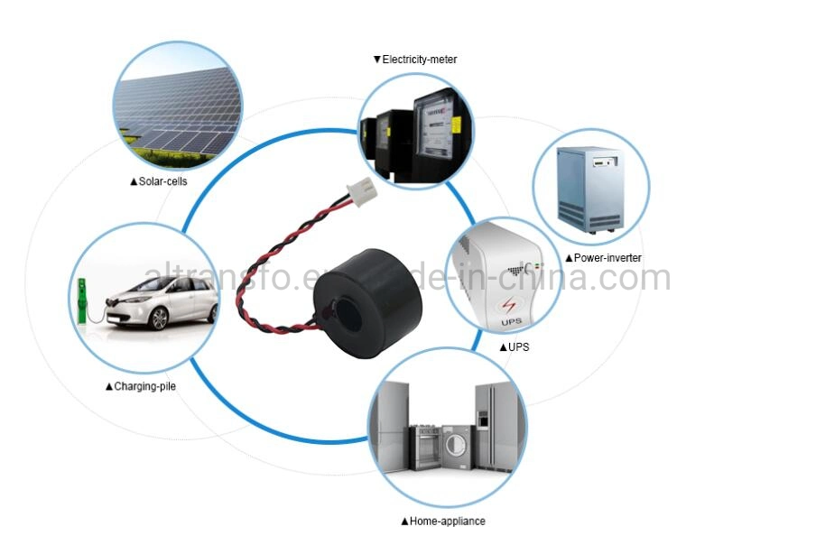 High quality miniature Current Sensor / Transformer 20A/10mA PCB type