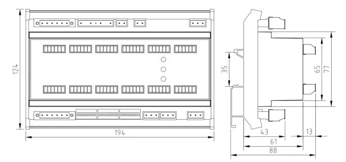 AC Multi Channel 24 Branch Circuits Energy Power Meter for IDC Monitoring