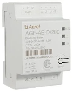 Acrel Single Phase AC DIN Rail PV/Solar Inverter Energy Meter with RS485 Agf-Ae-D/200