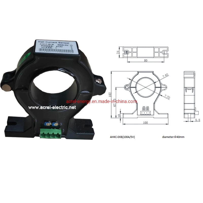 IEC Approval 5g Tower Base 6 Circuit DC Smart Energy Power Meter for China Telecom Amc16-Dett