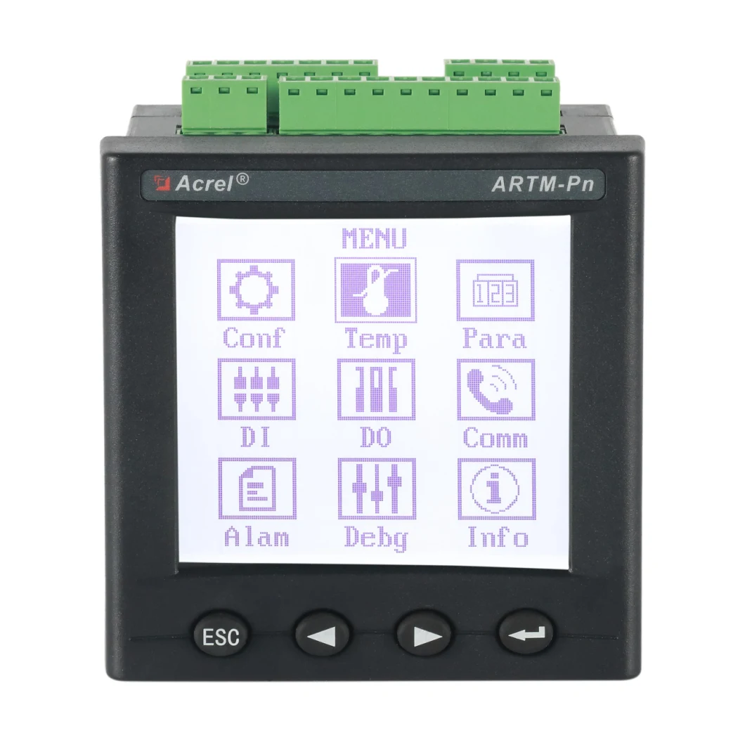 Acrel Artm-Pn Multi-Channel Wireless Temperature Receiver with Modbus-RTU