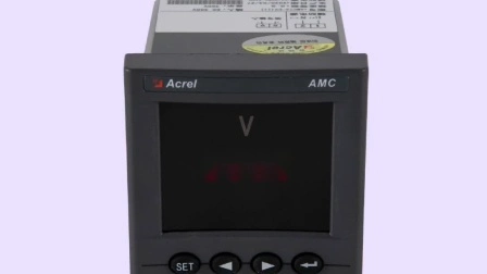 Acrel 0.5 Class Single Phase Ammeter Current Meter LCD Display LCD Energy Meter Amc72L-Ai AC 100V with Panel Size 75*75 Optional RS485