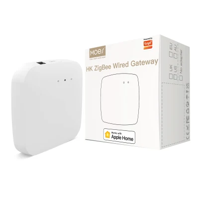 Homekit Apple Wired Zigbee Hub Gateway Siri Voice Control for Homekit Smart Switch LED Blinds Door Lock Camera Plug Bulb