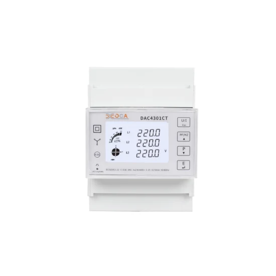 Dac4302CT DIN Rail AC Three Phase Intelligent Energy Meter