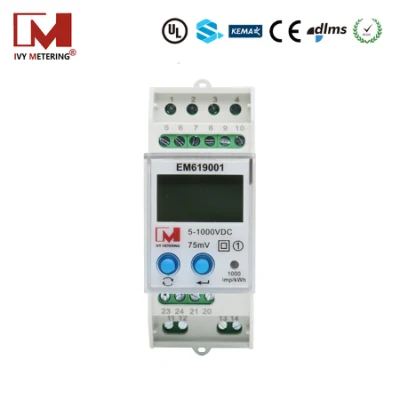 Single Phase RS485 Modbus PV on Grid Bidirectional Smart DC Solar Energy Meter